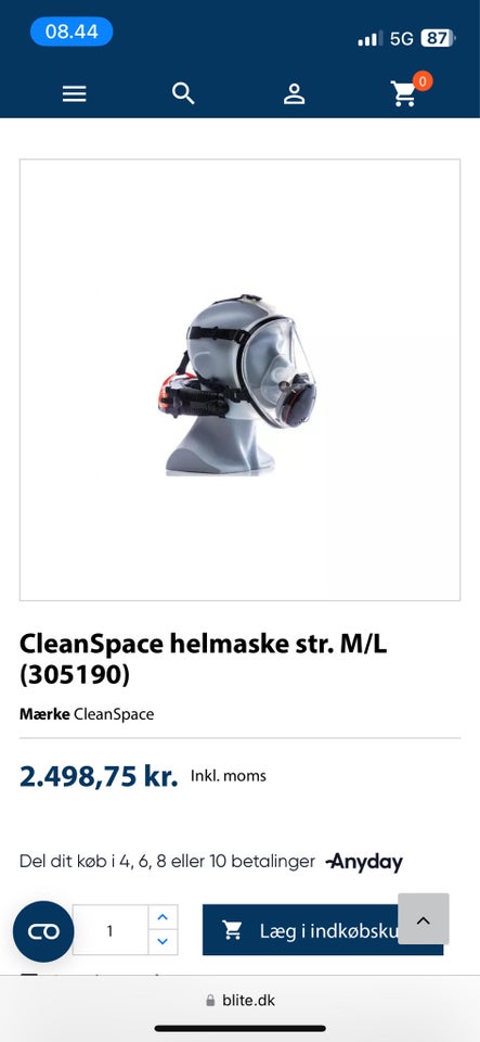 Clean Space Åndedrætsværn