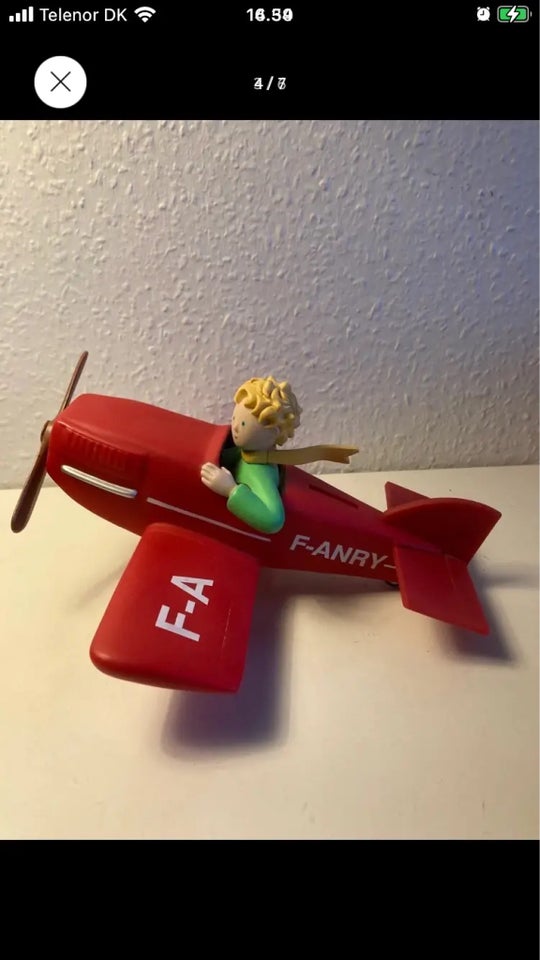 Skulptur den lille prins med fly Le