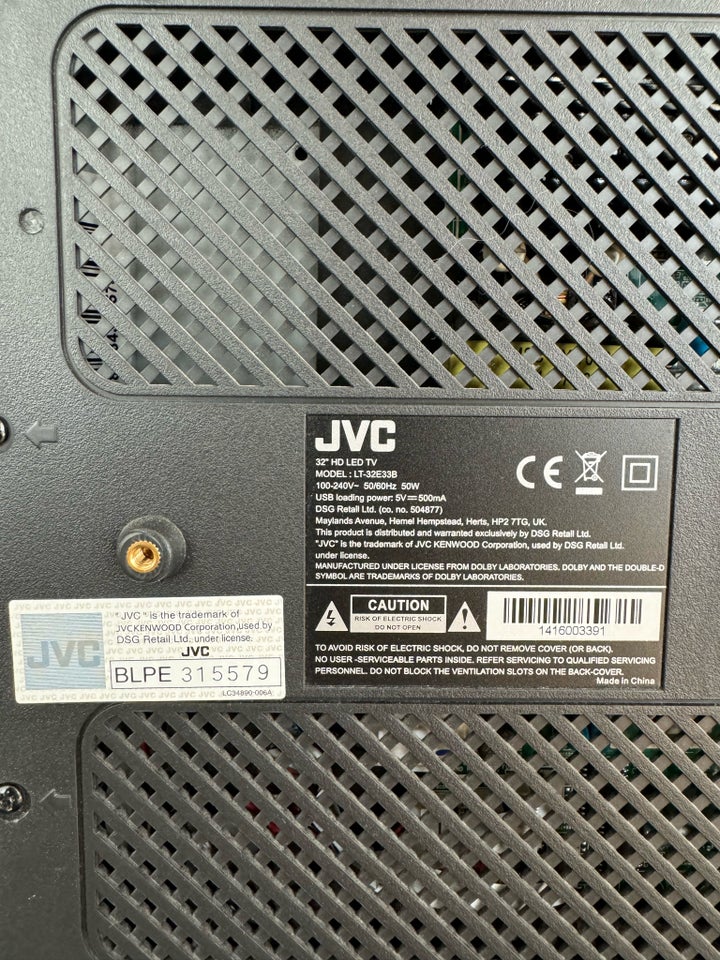 LED, JVC, LT-32E33B