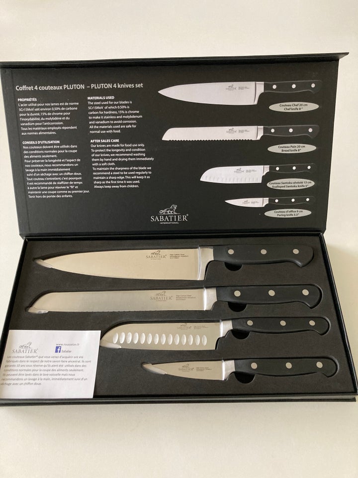 Knive, Sabatier