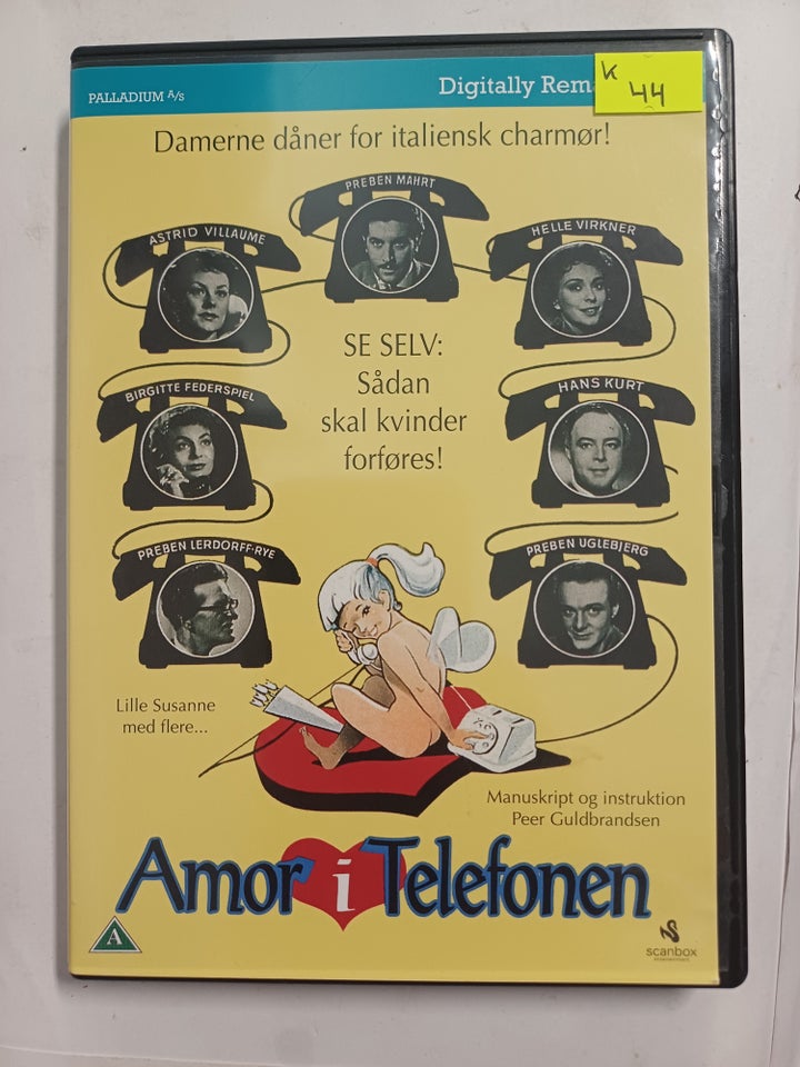 Amor i Telefonen DVD familiefilm