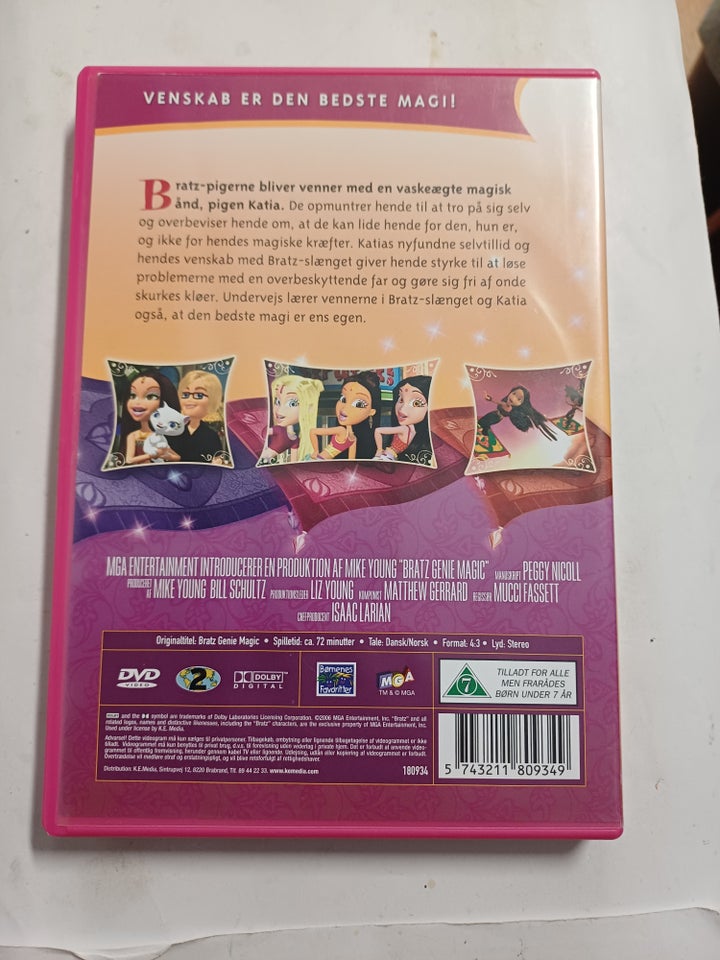 Bratz Genie Magic, DVD, tegnefilm