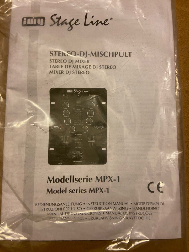 Stereo DJ mixerpult, IMG MPX-1