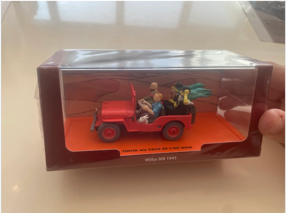 Modelbil, Atlas Tintin Jeep Willys