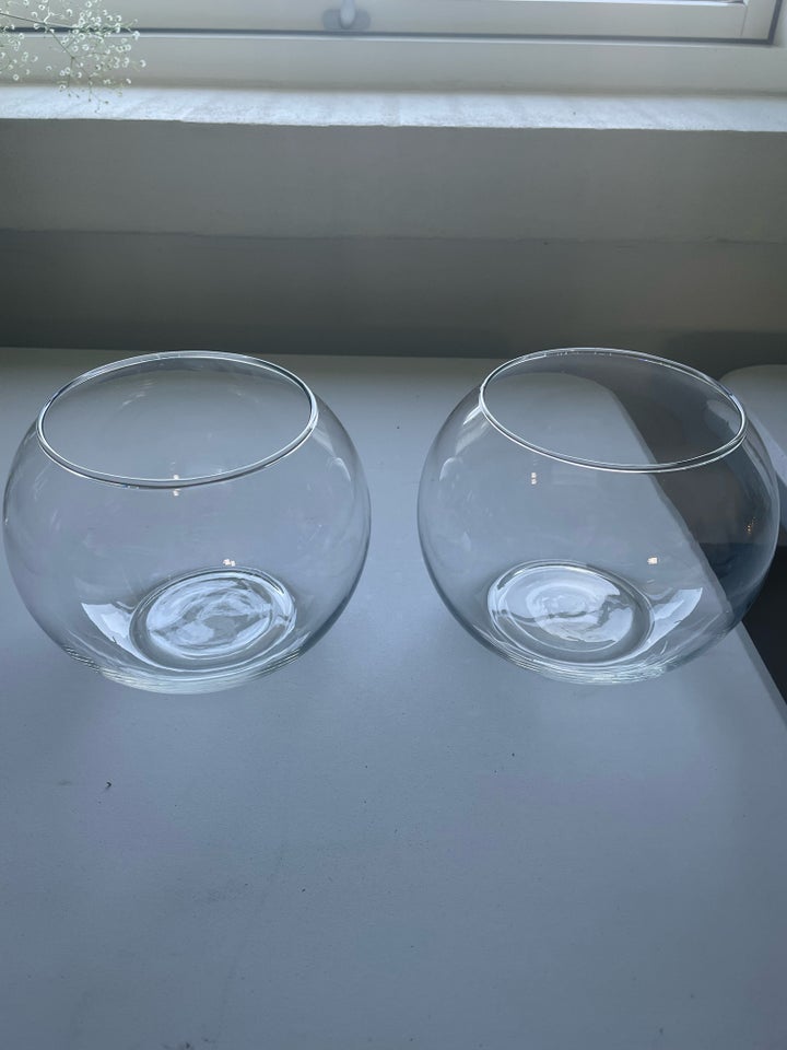 Vase Glas bowler til dekoration