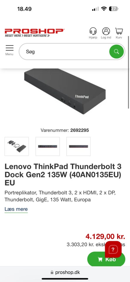 Dockingstation Lenovo Perfekt