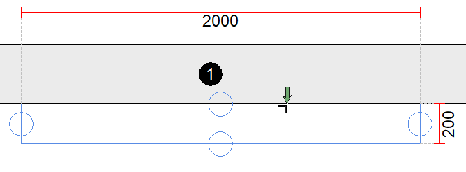 Svævehylde Massiv træ, Horn