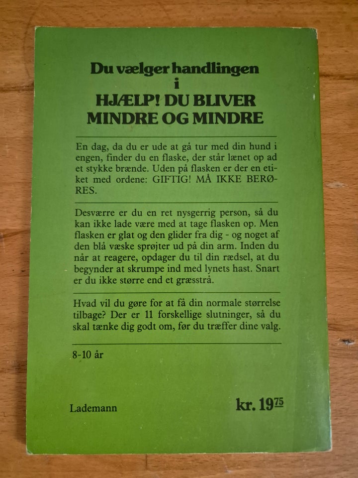 Du vælger handlingen i, Edward