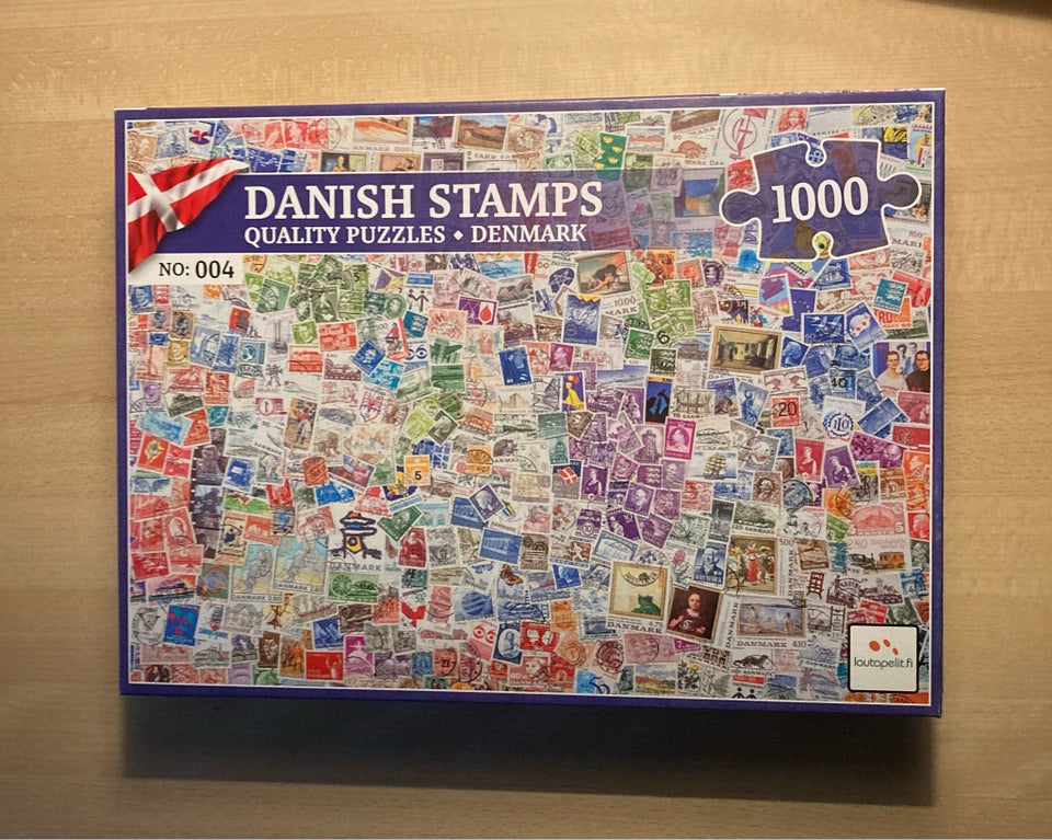 Danish stamps, 1000 brikker,