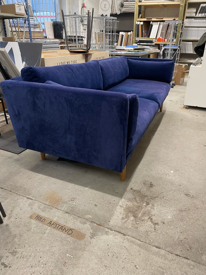 Sofa, velour, anden størrelse