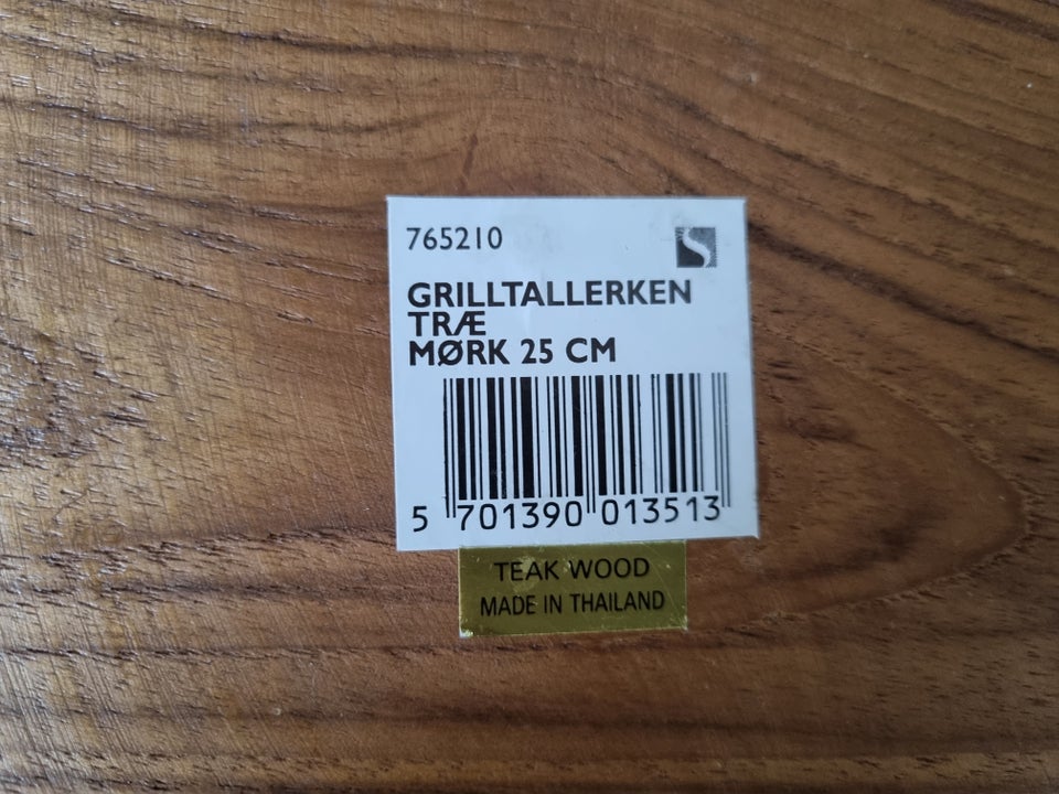 Andet Teak tallerkner Teak