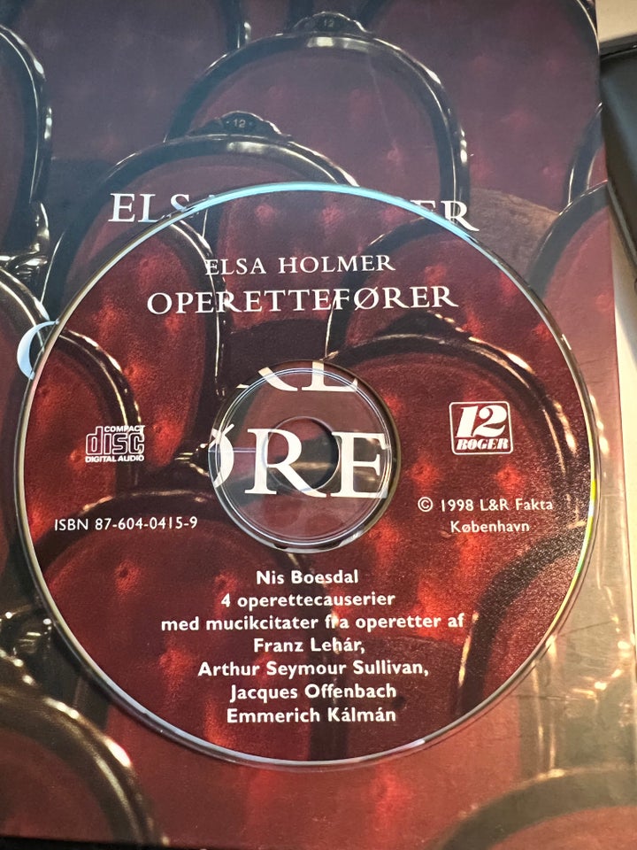 Operettefører, Elsa Holmer, emne: