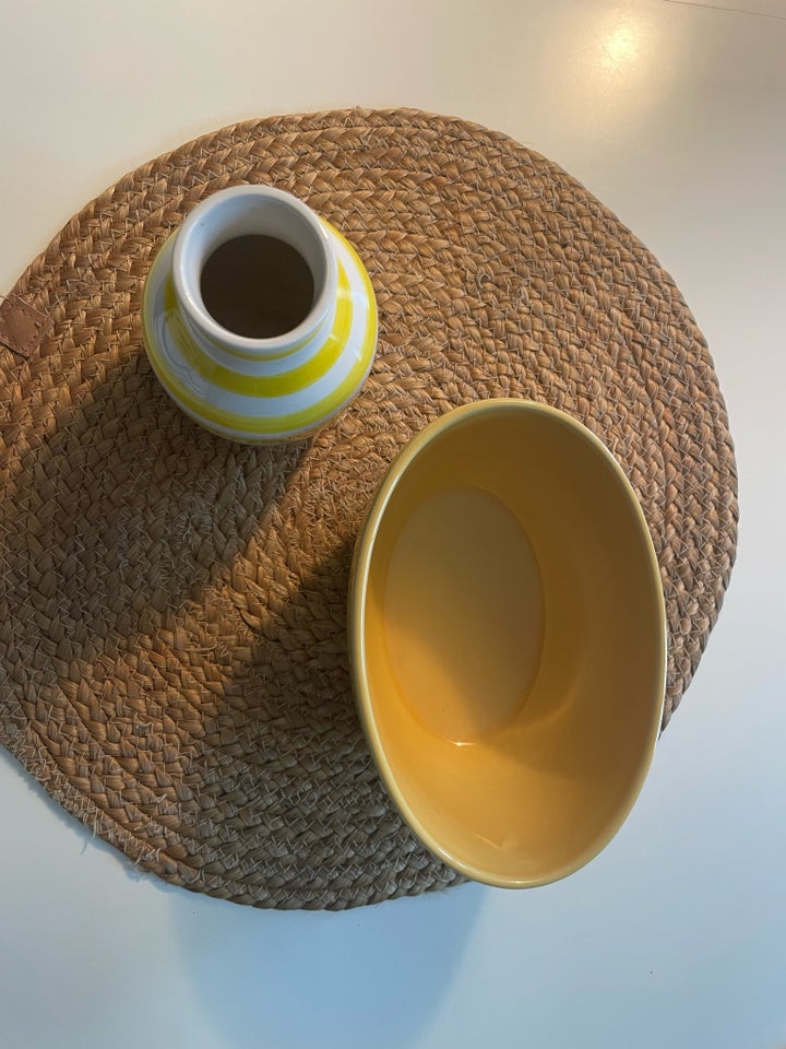 Keramik Vase og skål Kähler
