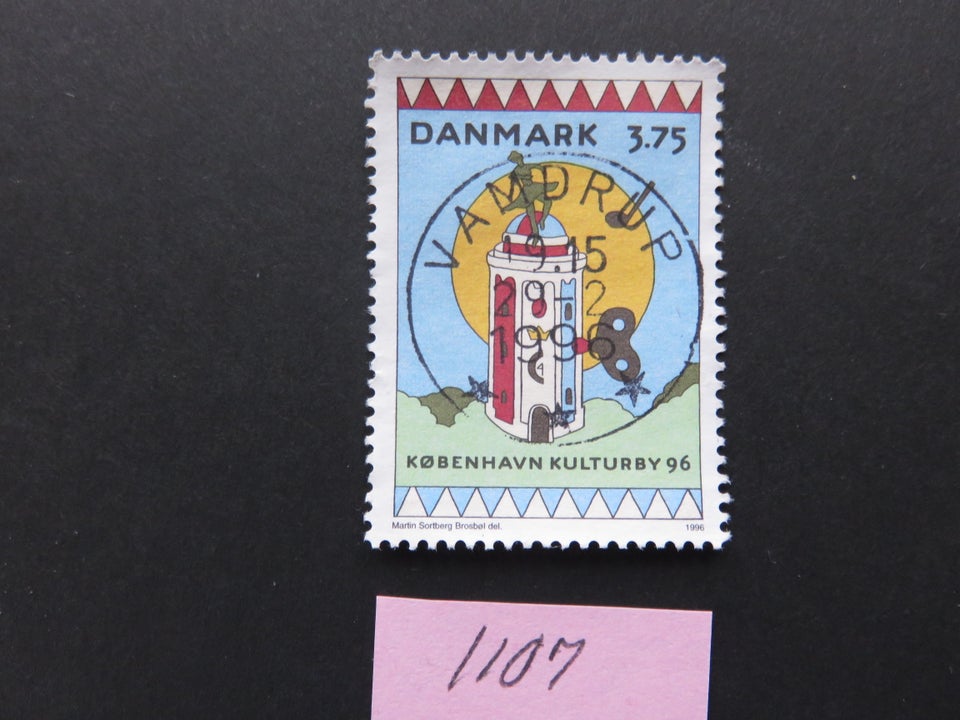 Danmark, stemplet, AFA 1107 PÆNT