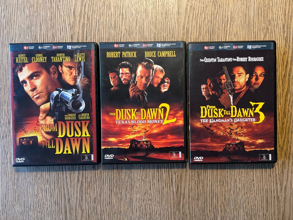 From Dusk Till Dawn 1-3, DVD, action