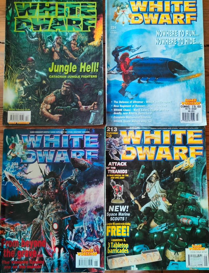 White dwarf, White dwarf, Magasin