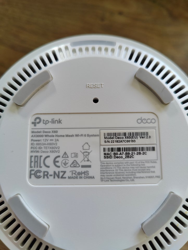 Router, wireless, TP link Deco wifi