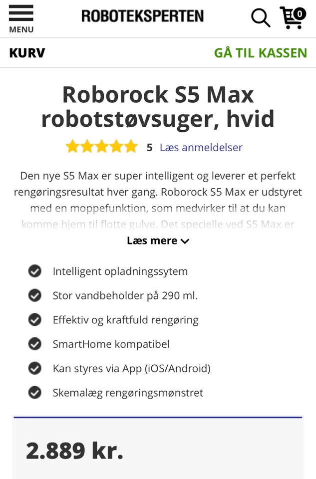 Robotstøvsuger , Roborock