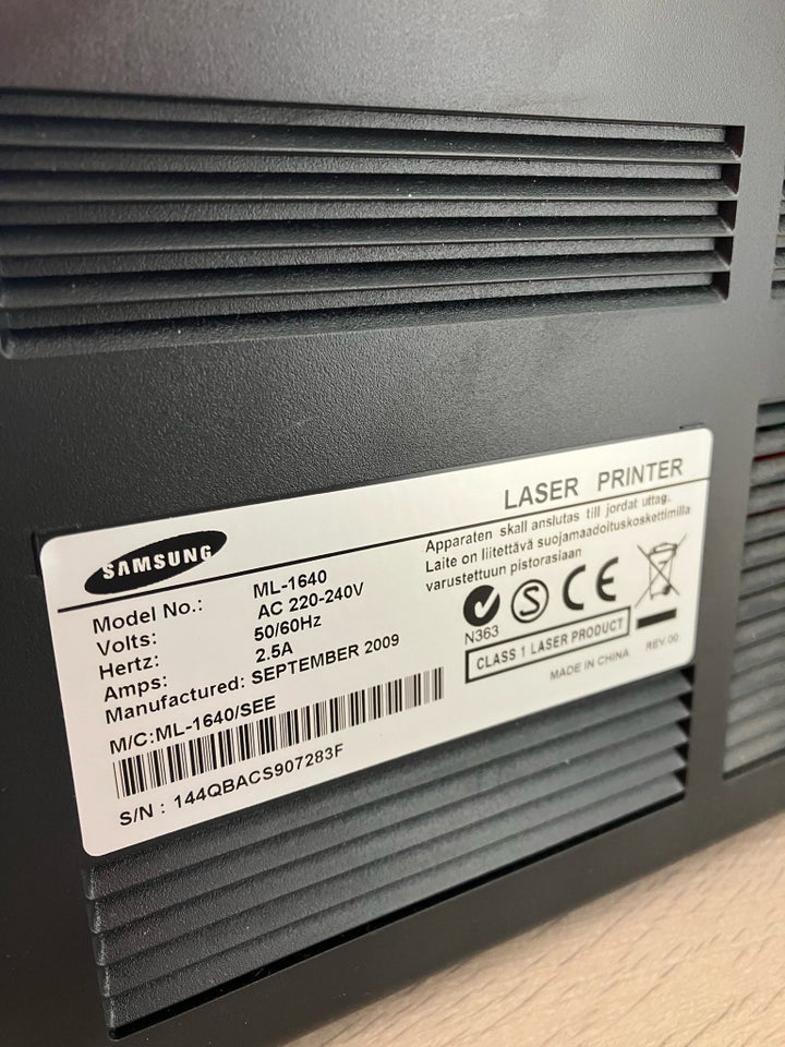 Laserprinter, Samsung, ML-1640