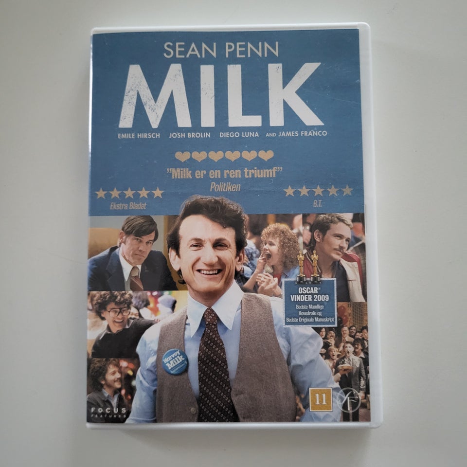 Milk med Sean Penn, DVD, drama