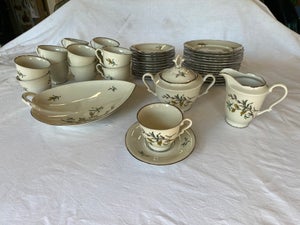 Porcelæn Kaffestel Kongens