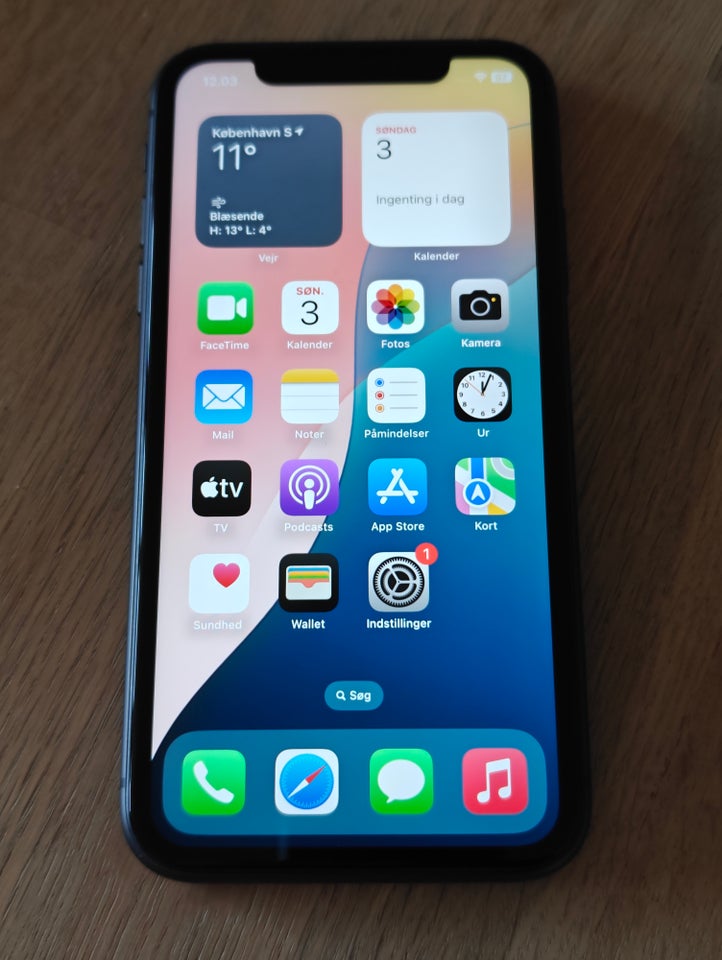 iPhone 11, 64 GB, sort