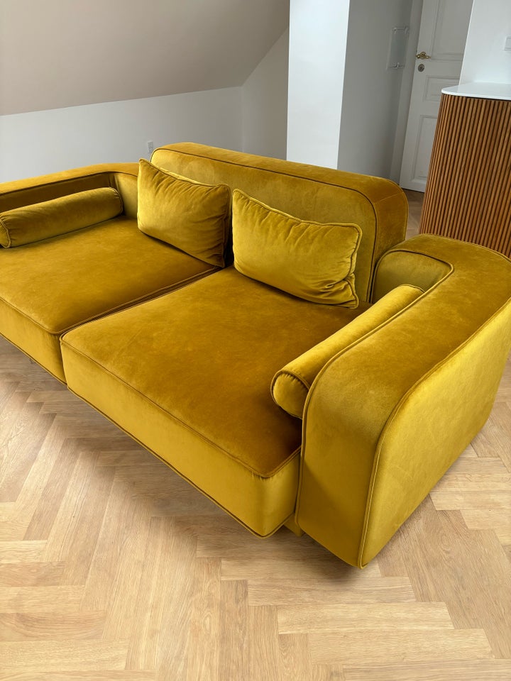 Sofa, velour, 3 pers.