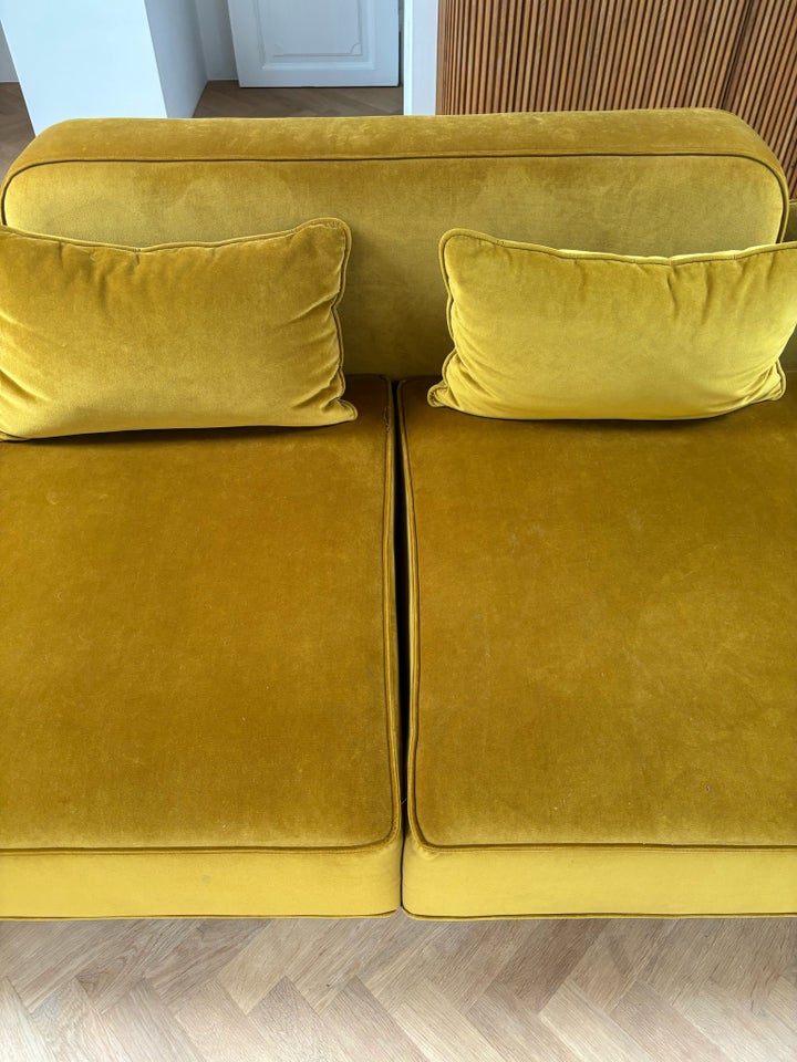 Sofa, velour, 3 pers.