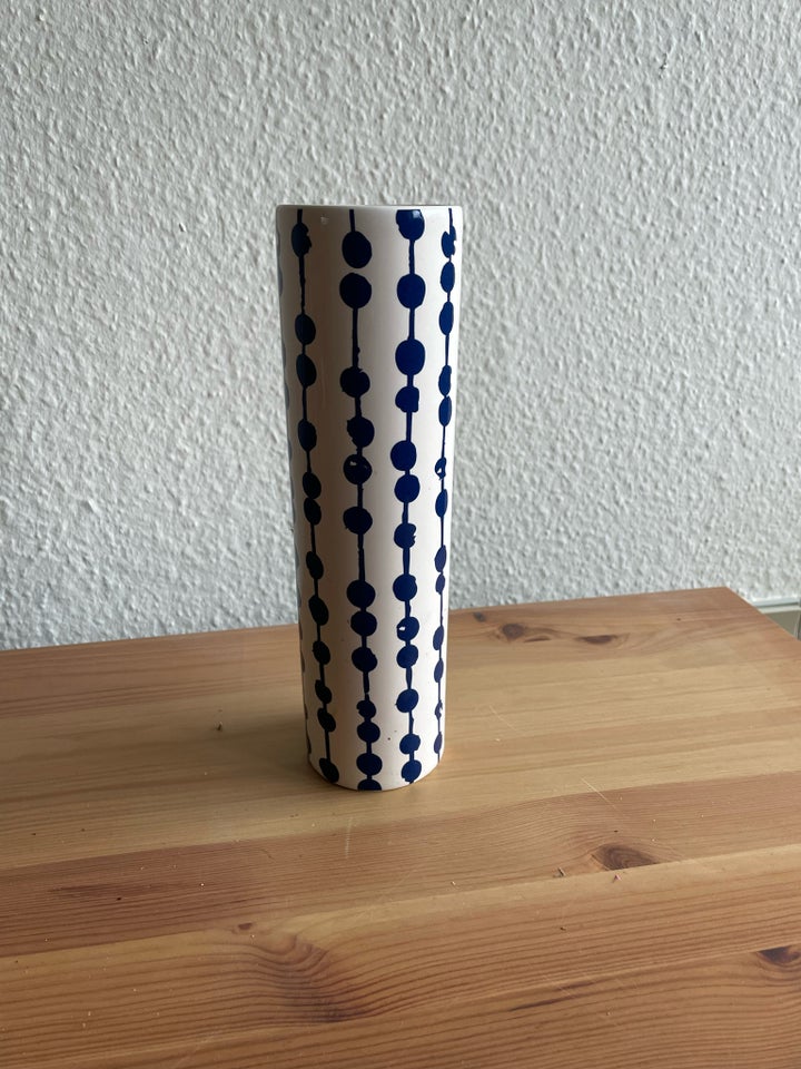 Keramik Cylinder vase Helbak