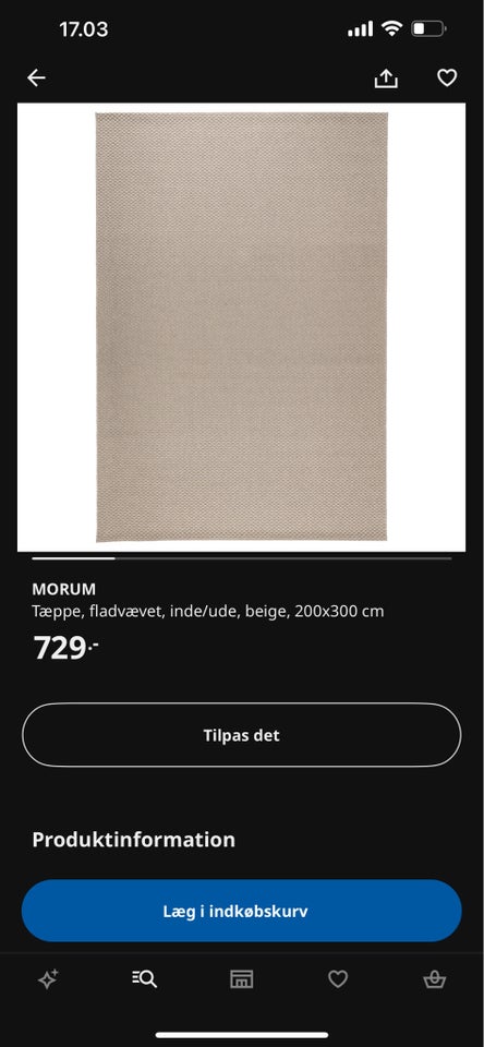 Tæppe IKEA