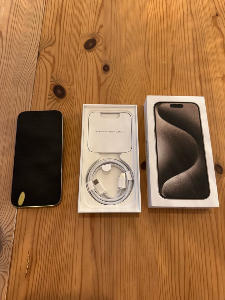 iPhone 15 Pro, 128 GB, grå