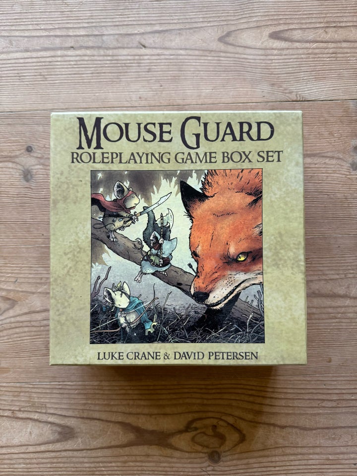 Spil, Mouse Guards rollespil, box