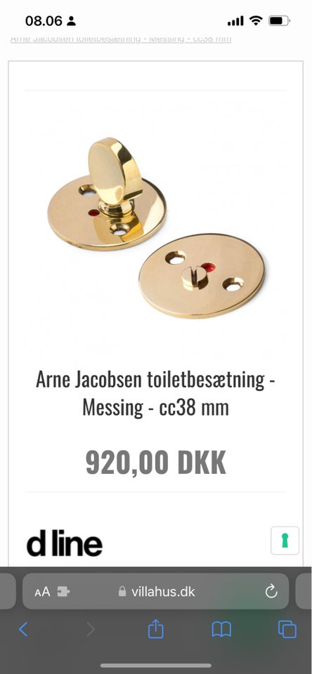 Arne Jacobsen toiletbesætning
