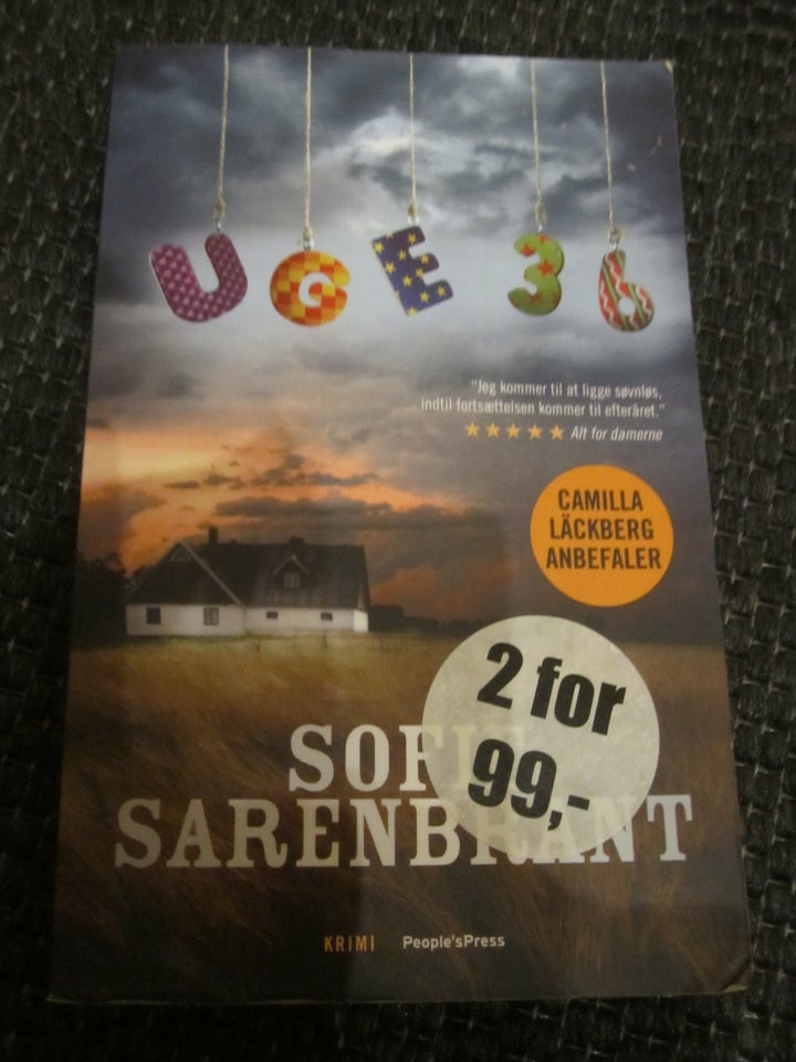 Uge 36 Sofie Sarenbrant genre: