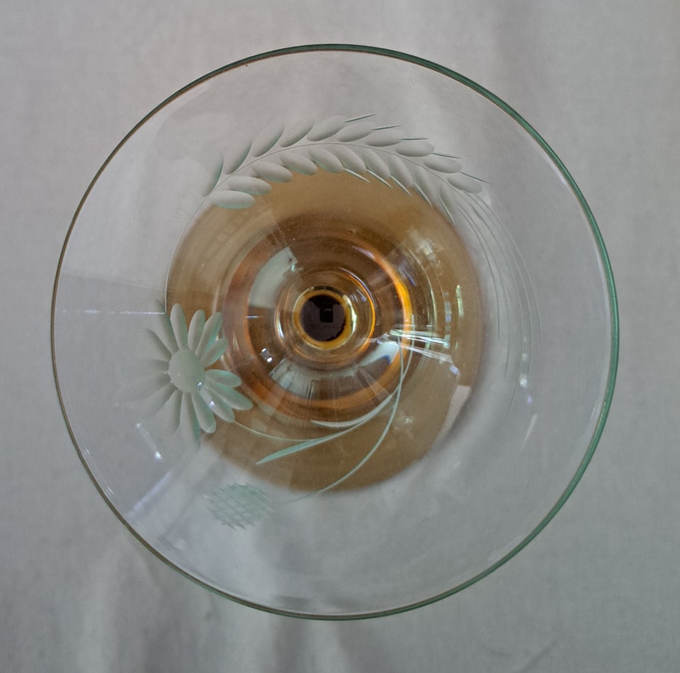 Glas Karaffel med portvinsglas