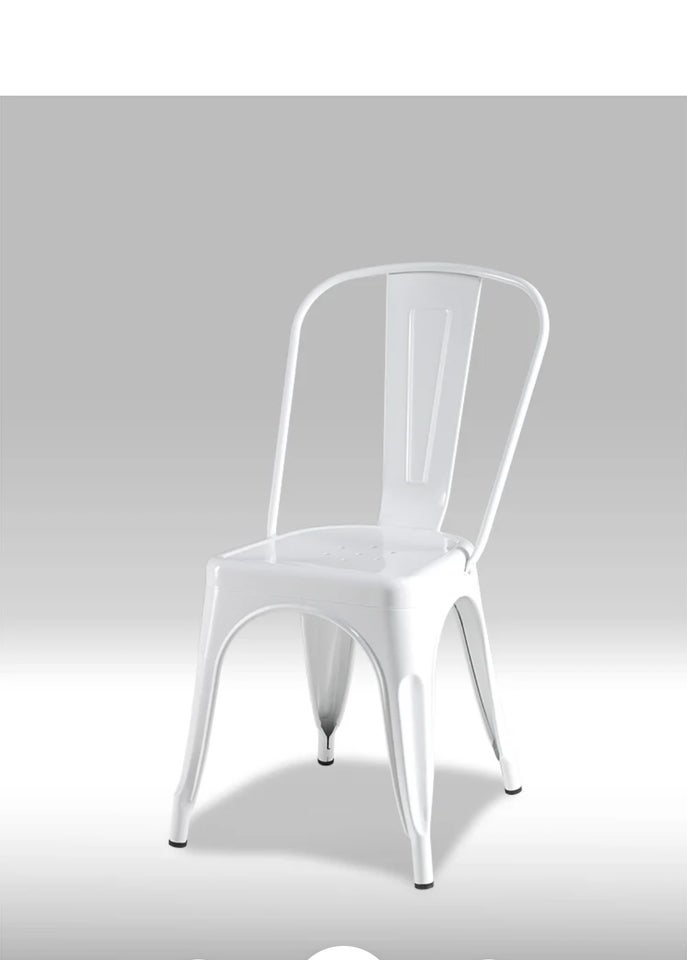 Stol-på-stol Korona Hvid stål