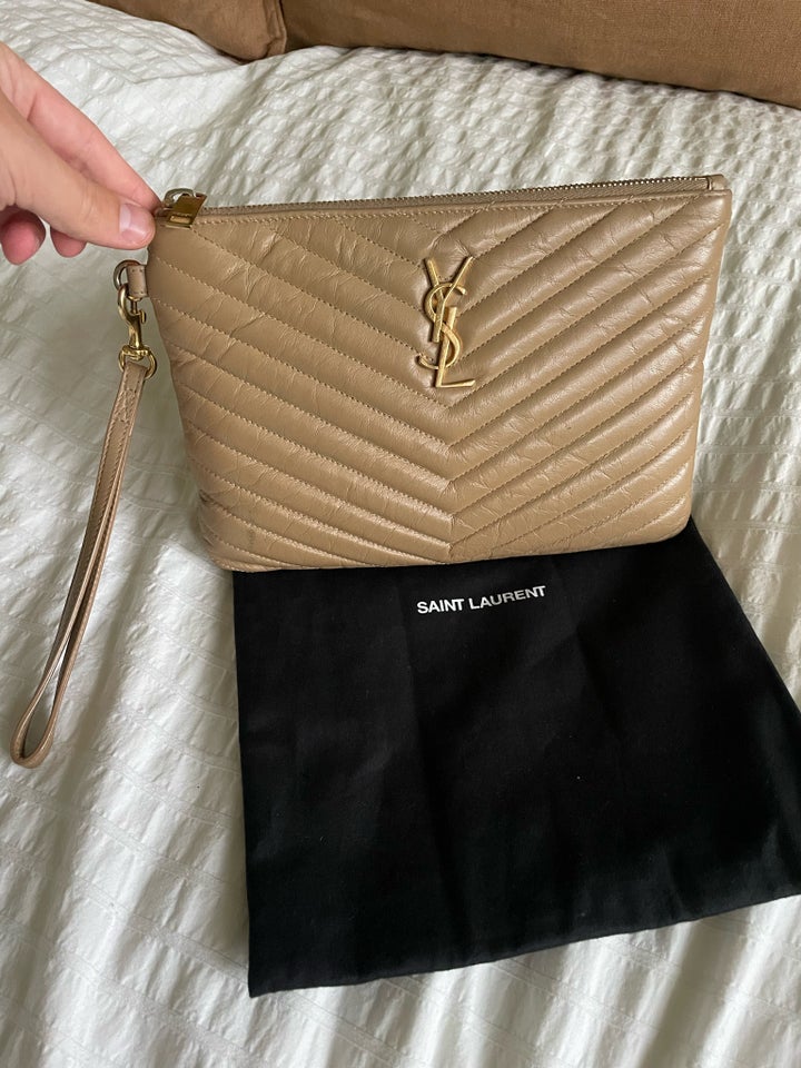 Clutch, Yves Saint Laurent, læder