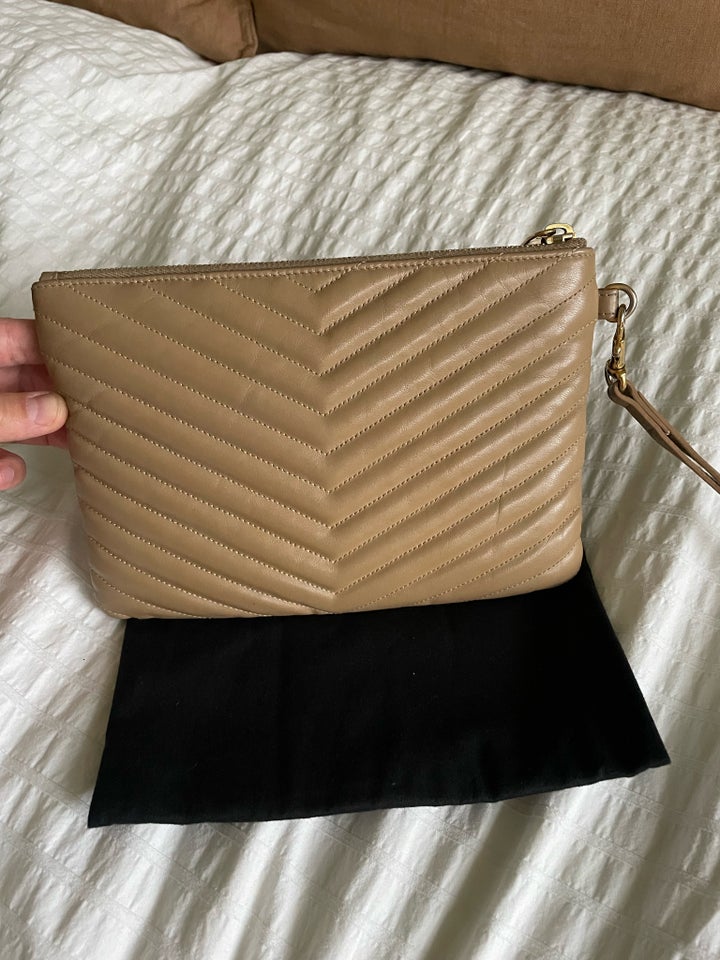 Clutch, Yves Saint Laurent, læder