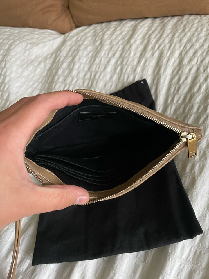 Clutch, Yves Saint Laurent, læder