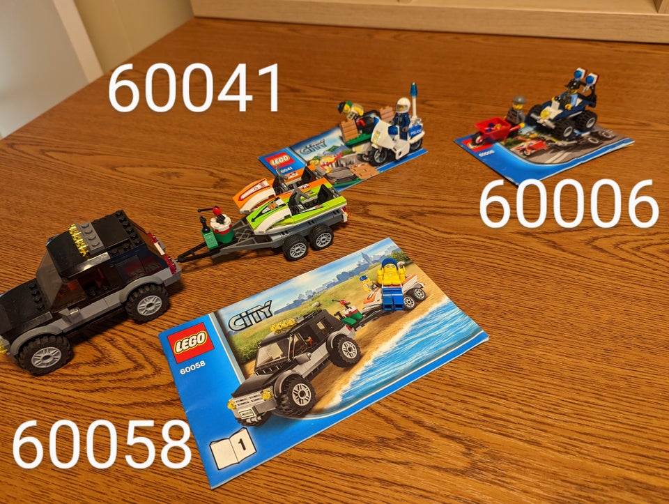 Lego City 60058 60041 og 60006