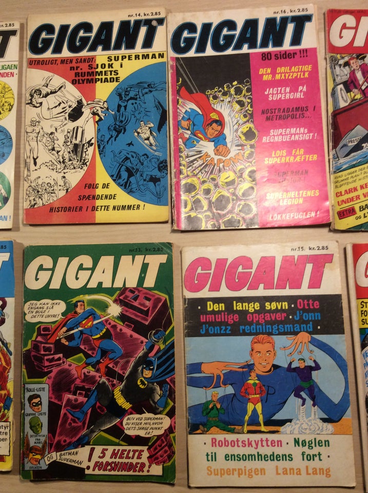 Gigant fra 1967 - 1970 med Superman