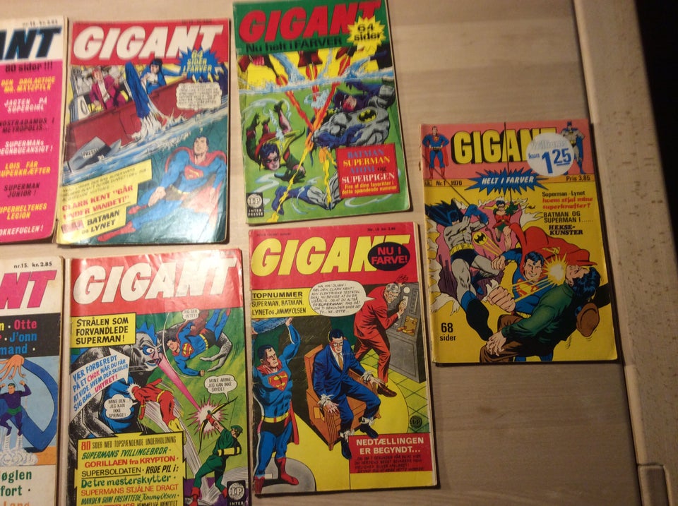 Gigant fra 1967 - 1970 med Superman