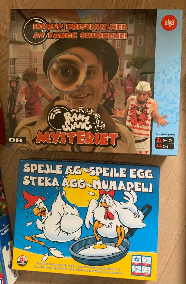 Puslespil, Spil og puslespil - 30 kr