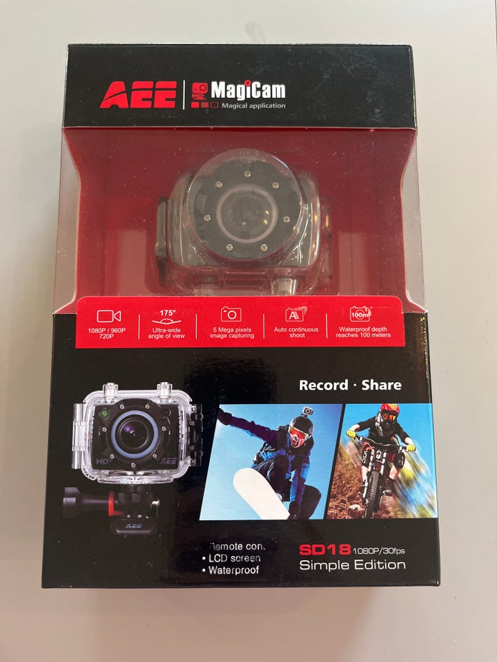 GoPro, AEE, Magic cam SD18