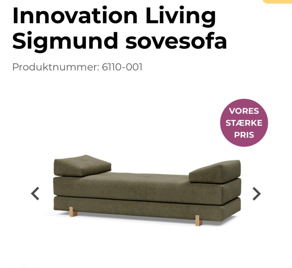 Sovesofa, b: 80 l: 200