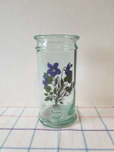 Glas Glasvase violer