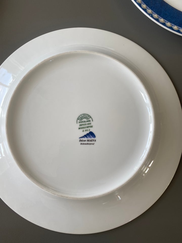 Porcelæn, Tallerkner, Pillivuyt