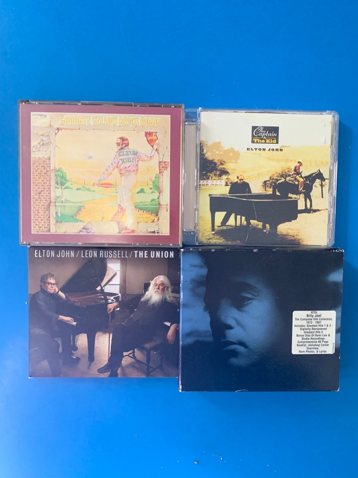 ELTON JOHN / BILLY JOEL: 4 CD ALBUMS,