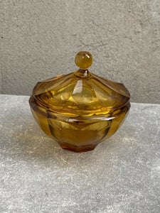 Glas Låg krukke Vintage