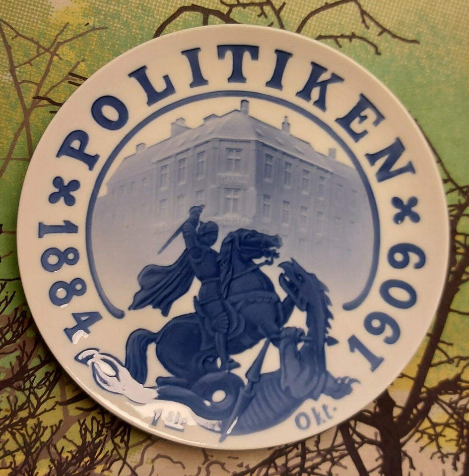 BG platte BG Politikken 1909